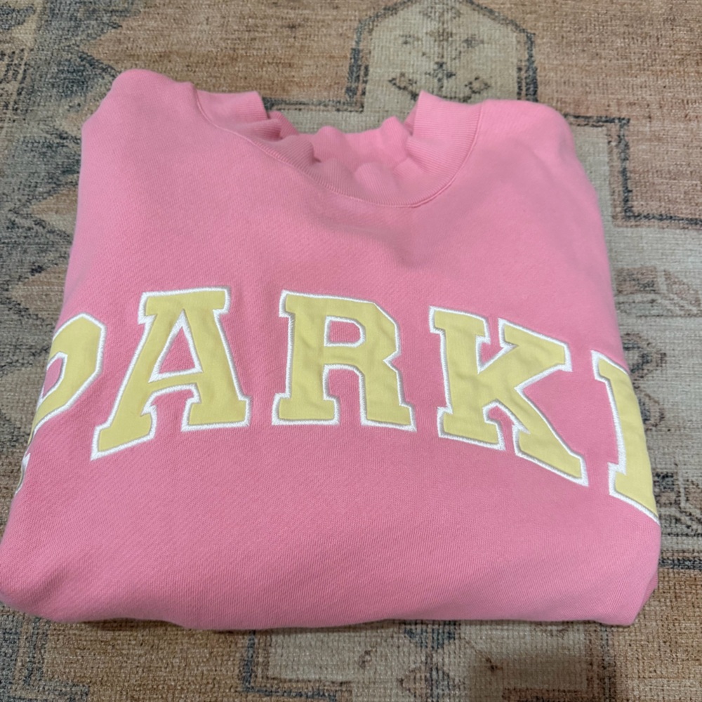 PARKE Pink Crewneck Sweatshirt